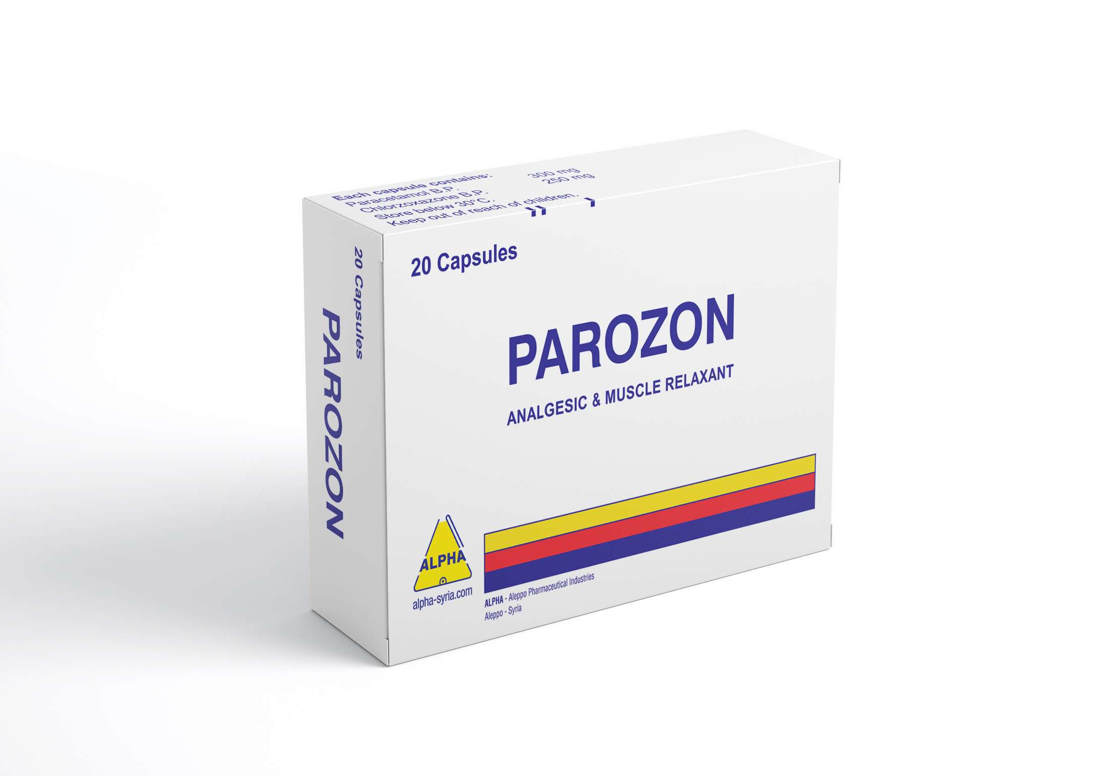 Parozon (Paracetamol300mg+Chlorzoxazen250mg)